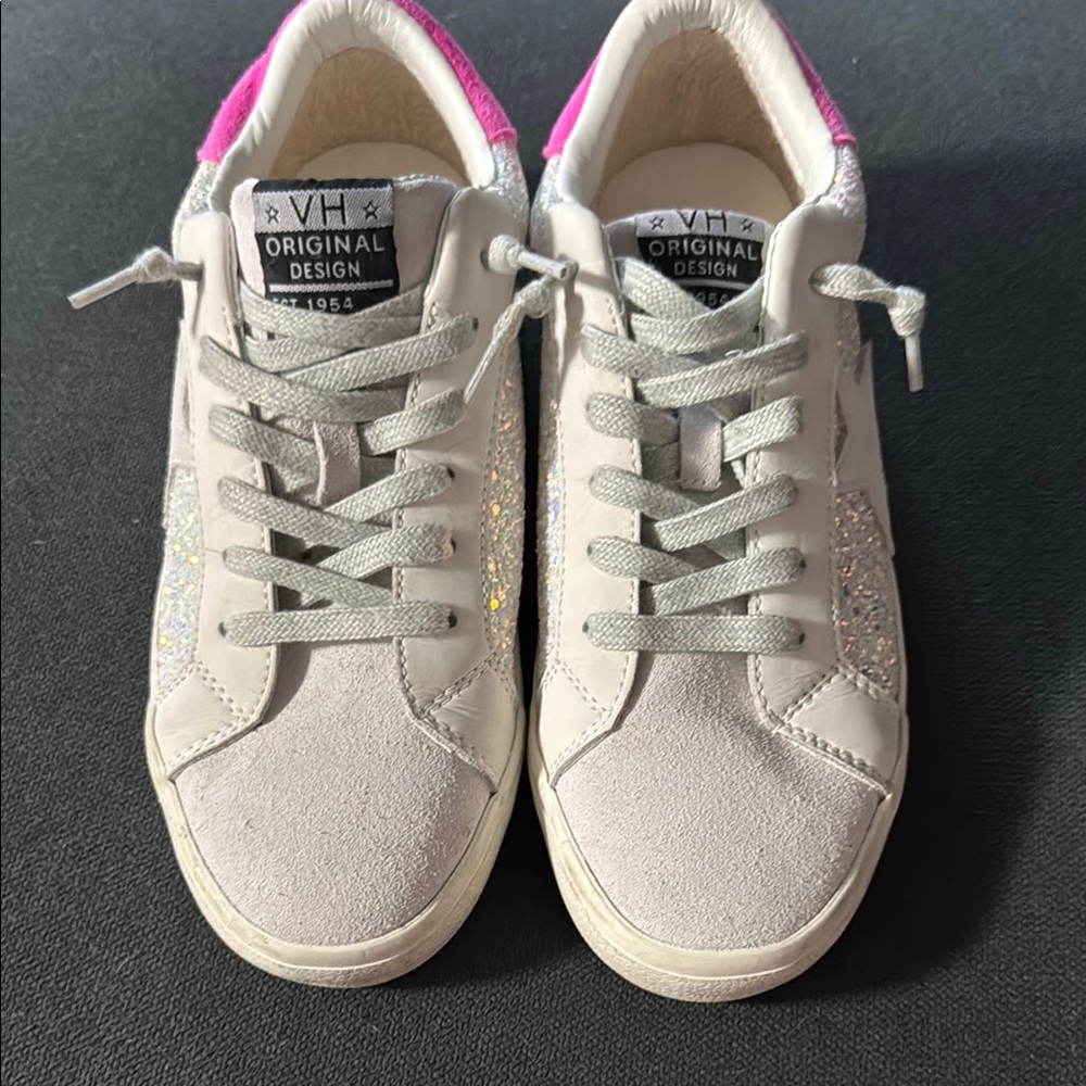 Women's vintage Havana  Sneakers - Gray and Pink